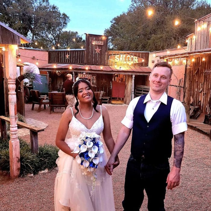 Couple-in-Western-Town